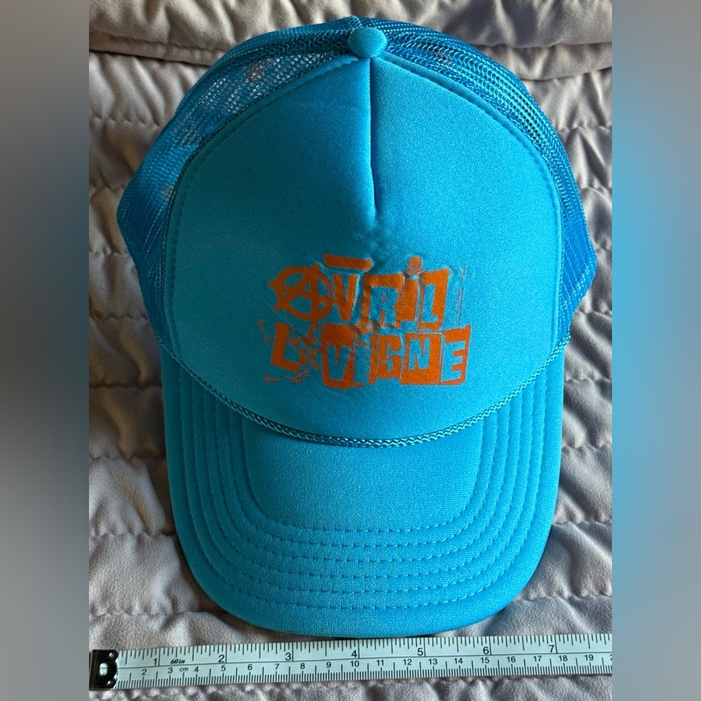 OTTO - Avril Lavigne 2025 Merch - Bright Turquoise Cap with Orange Logo